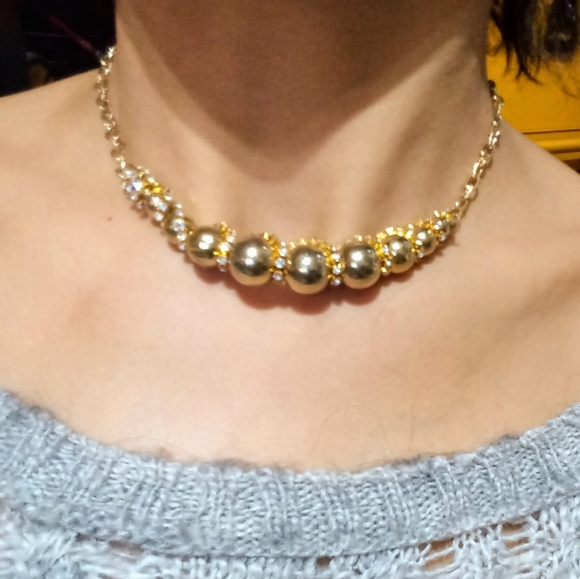 Gold Women's Necklace - Picture 2 of 5